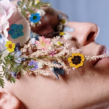 CONVELIFE Dried Flowers for Resin, 103pcs Natural Flowers