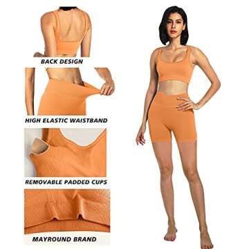 Women's Biker Short Set - Stylish Fitness Outfit