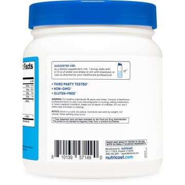 Nutricost Keto BHB Exogenous Ketones 4-in-1 (30 Servings) 12g Beta-Hydroxybutyrate (BHB) Per Serving, (Unflavored) - Ketone Salts