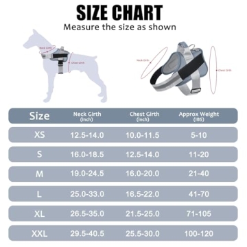 Bolux Dog Harness No-Pull Reflective Vest for Medium Dogs