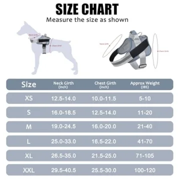 Bolux Dog Harness No-Pull Reflective Vest for Medium Dogs