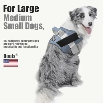 Bolux Dog Harness No-Pull Reflective Vest for Medium Dogs
