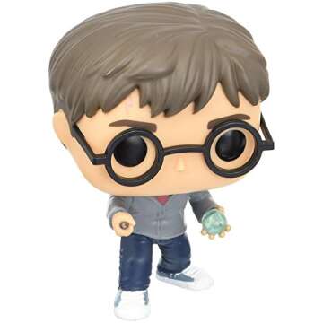 Funko Pop! Movies: Harry Potter - Harry Potter with Prophecy Vinyl Figure (Bundled with Pop Box Protector Case)