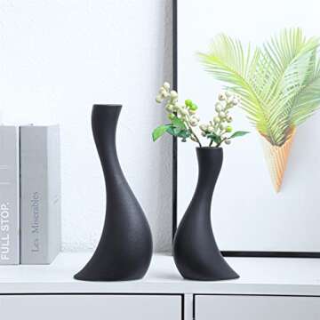 Stylish Ceramic Vase Set for Modern Home Décor