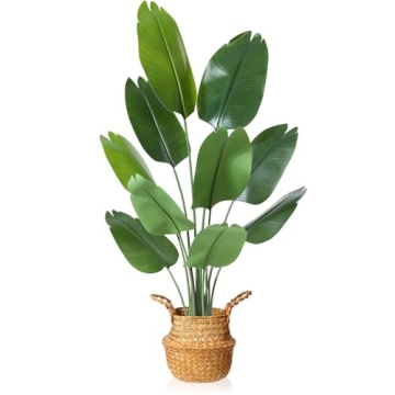 MOSADE 5FT Artificial Bird of Paradise Plant for Home