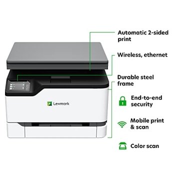 Affordable Lexmark MC3224dwe All-in-One Color Printer