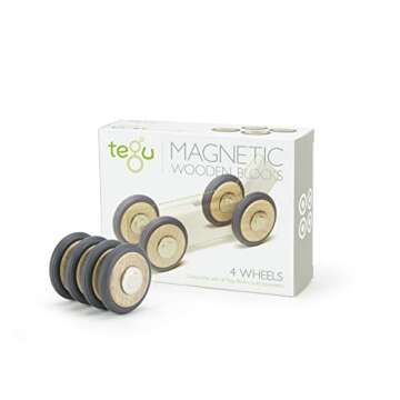 Tegu Magnetic Wooden Wheels for Endless Creative Play
