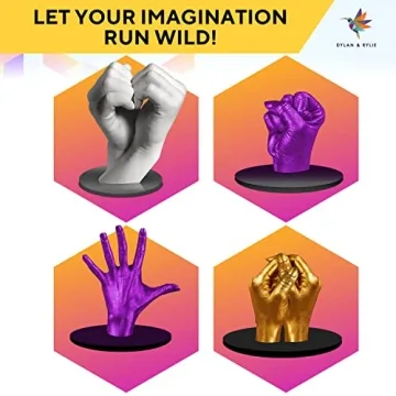 Couples Hand Casting Kit - DIY Plaster Mold Set