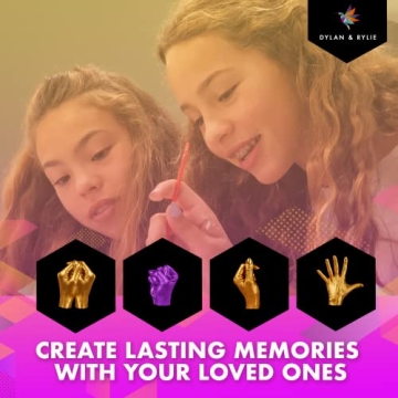 Couples Hand Casting Kit - DIY Plaster Mold Set