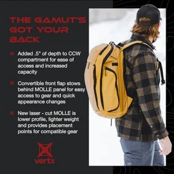 Vertx Gamut Tactical Backpack 25L for Men and Women