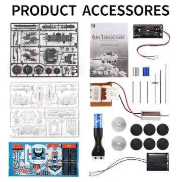 Innovative 6-in-1 Solar Robot Space Toys for Kids