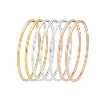 Stylish Edforce Stainless Steel Bangle Set for Women