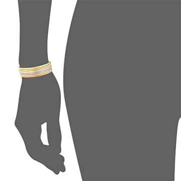 Stylish Edforce Stainless Steel Bangle Set for Women