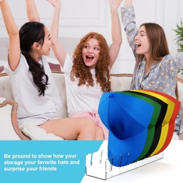 YNPJQWP Hat Organizer for 14 Baseball Caps Display