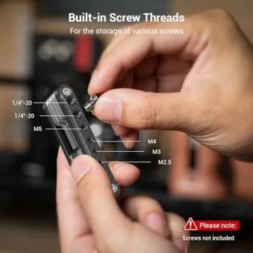 SMALLRIG Folding Tool Set with Screwdrivers and Hex Key Wrenches, Seven Functional Tools Included (Black) - 4681