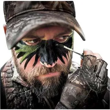 Hardy Facepaint 3 Color Camo Bundle: Black, Brown and Green