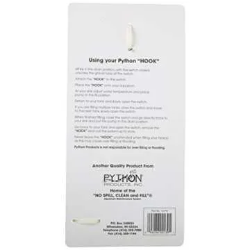 Python Hands-Free and Spill Free Aquarium Hook for Easy Water Changes