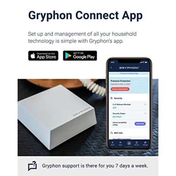 Gryphon Guardian Mesh WiFi Router and Parental Control System with Content Filters and Advanced Cyber Security