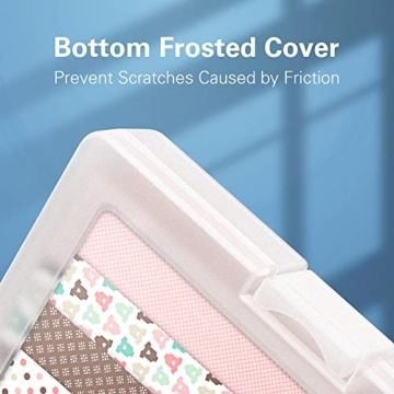 Denkee 12x12 Scrapbook Storage Box Set for Crafts