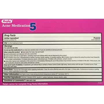 Benzoyl Peroxide Acne Treatment Gel 5% - Fast Results