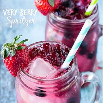 Shuiniba Biodegradable Striped Paper Straws - Eco-Friendly 100 Pack