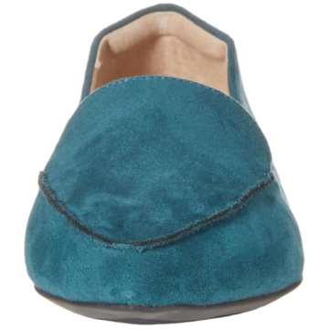 Amazon Essentials Women's Turquoise Microsuede Loafers