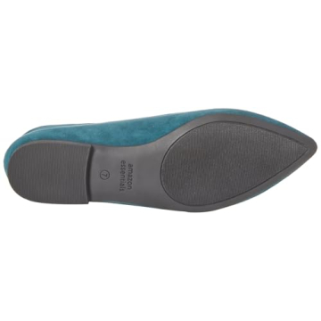 Amazon Essentials Women's Turquoise Microsuede Loafers