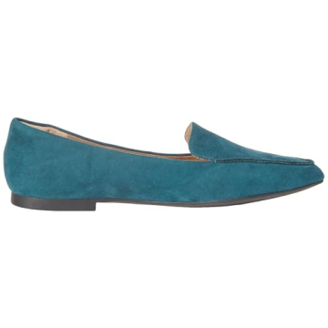 Amazon Essentials Women's Turquoise Microsuede Loafers