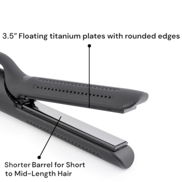 L'ANGE HAIR Le Duo 2-in-1 Curling Wand & Flat Iron Styler