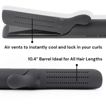 L'ANGE HAIR Le Duo 2-in-1 Curling Wand & Flat Iron Styler