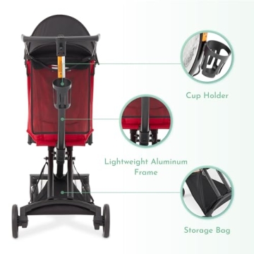Evolur Roamer Ultra Light Umbrella Stroller for Families
