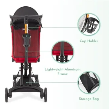 Evolur Roamer Ultra Light Umbrella Stroller for Families