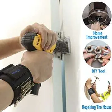 Magnetic Wristband - Strong Magnets for DIY Handyman