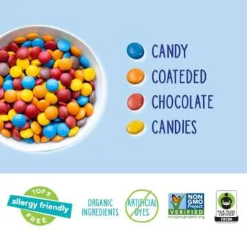 YumEarth Choco Yums, 5- 0.7 Ounce Snack Packs, Allergy Friendly, Gluten Free, Non-GMO, Vegan, No Artificial Flavors or Dyes (Pack of 1)