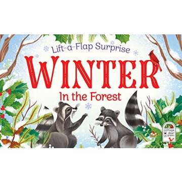 Winter In The Forest Deluxe Lift-a-Flap & Pop-Up Seasons Children's Board Book (Lift-a-flap Surprise...