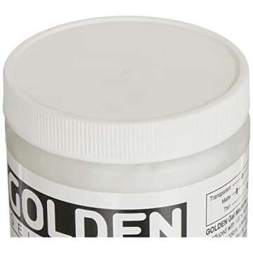 Golden Soft Matte Gel Medium for Artists and Crafters