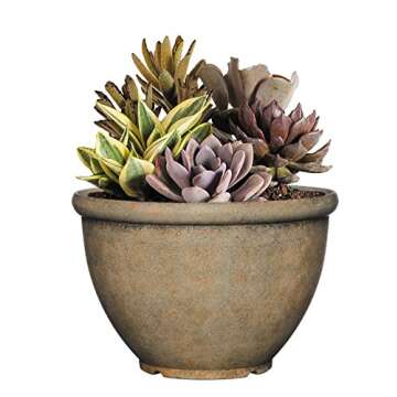 Classic Home Bellina Planter - Lightweight and Stylish