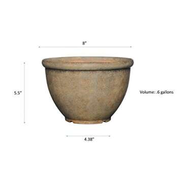 Classic Home Bellina Planter - Lightweight and Stylish