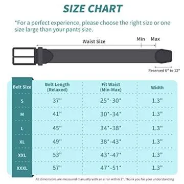 FAIRWIN Golf Belts for Men Woven Stretch 1.3" Elastic Braided Cloth Belts for Jeans Casual Fabric Stretchy Belts Mens