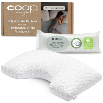 Coop Home Goods Original Cut-Out Adjustable Pillow - King Size Comfort