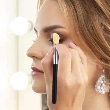 Urtlia Fluffy Eye Makeup Blender Brush Set - 2 Pcs