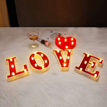 Samapet LED Marquee Letters for Party & Home Decoration