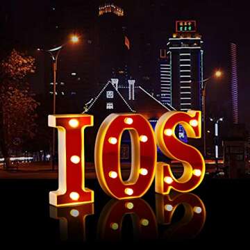 Samapet LED Marquee Letters for Party & Home Decoration