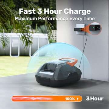 Gosvor Cordless Robotic Pool Cleaner for Above-Ground Pools