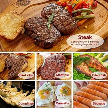 SHINEURI 10.5 Inch Nonstick Grill Pan - Dishwasher Safe