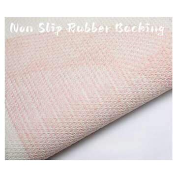 Sytian Cute Pink Rose Rug for Bedroom Living Room