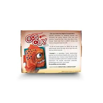 Cosclay Deco Orange Flexible Polymer Clay 6lb for Artists