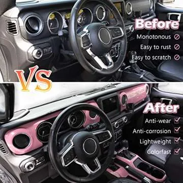 Stylish Bonbo Jeep Wrangler Interior Trim Set 2018-2022