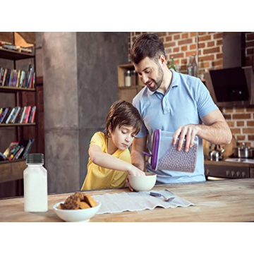 HNXAZG 10 Pcs 8 Oz Plastic Juice Bottles with Tamper Proof Lids