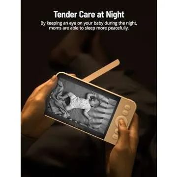 2K UHD Baby Monitor with App Control & Night Light